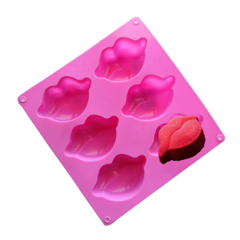 

6 Holes Polymer Clay Chocolate Mould Pastry Soap Candy Making Molds Baking Mousse Cake Form Jelly Mold Silicone Forms Bakeware