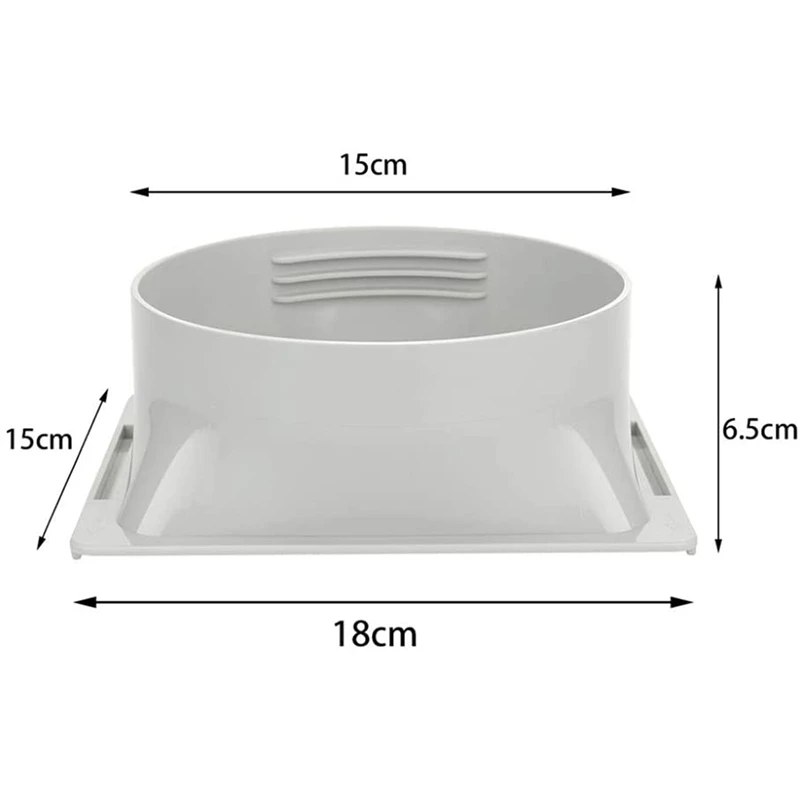3 Pcs Air Conditioner Exhaust Hose Interface Mobile Body Fitting Connector 18X15X6.5Cm &ampamp 19X8X5.5Cm | Бытовая техника