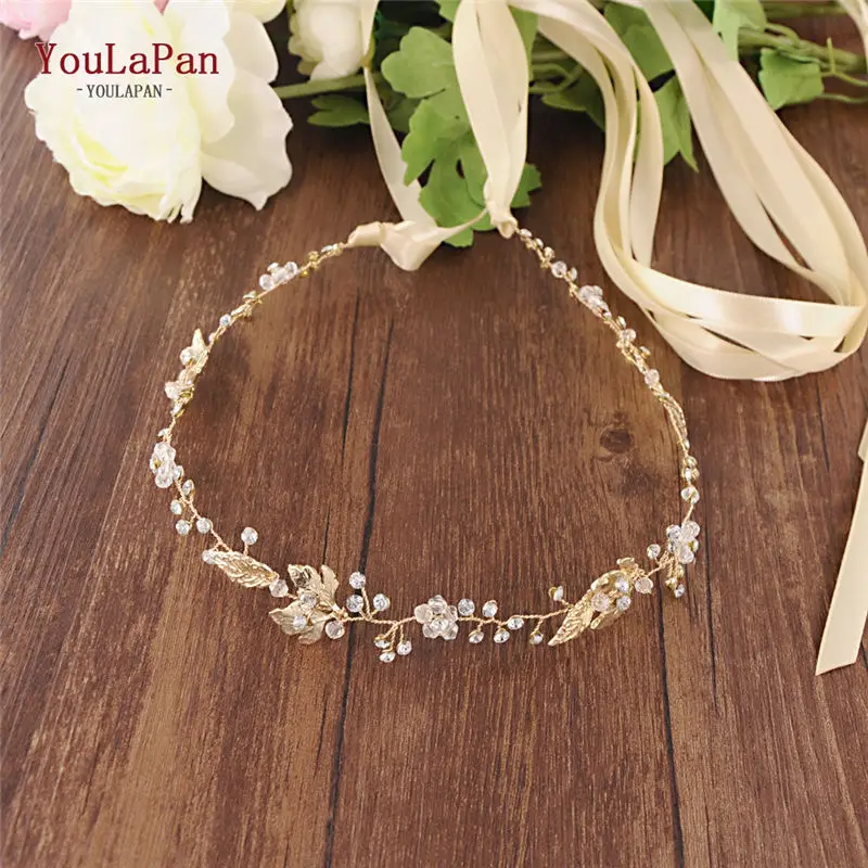 Champagne ribbon YouLaPan SH122 ремешок для свадебного платья Золотые листья пояс невесты горный хрусталь ремень золотой пояс хрустальный свадебный пояс для вечернего платья - Цвет: Champagne ribbon