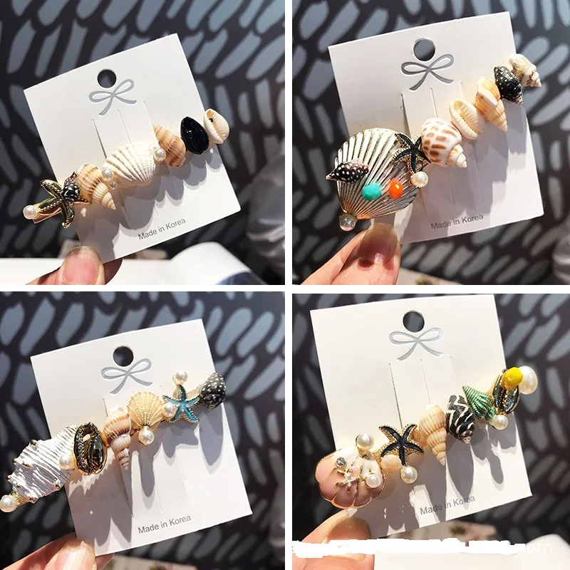 2019/Новинка Сезон лето Пляжная украшения для волос модные подражание жемчужная