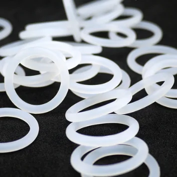 10pc Thickness CS 1.5mm OD 5 ~ 45mm Silicone O Ring Gasket Food Grade Waterproof Washer Rubber Insulate Round Shape Seal White |