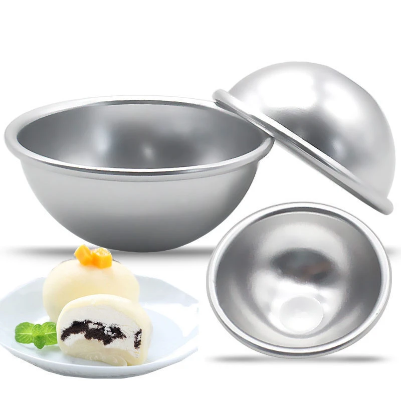 1 шт. Бомбочки для ванны плесень шар Алюминий сплав пресс-форм 3D Сфера Форма DIY