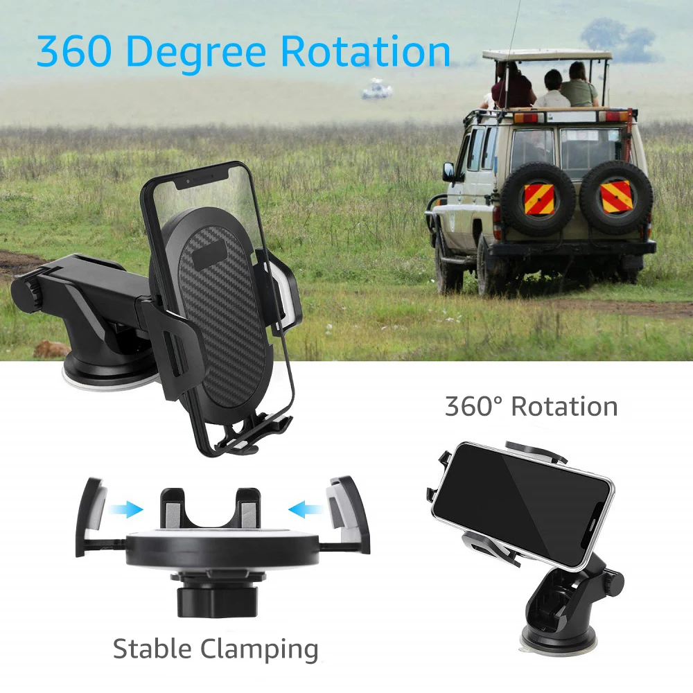 Автомобильный держатель для телефона на лобовое стекло iPhone Xs Max Xr X 8 7 дюймов