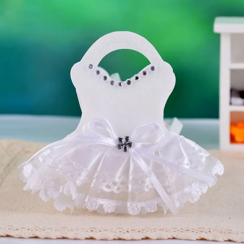 Creative 12PCS Candy Gift Bags Wedding Fancy Cases Dress Europe Box For Jewellery Birthday Party Favor | Дом и сад