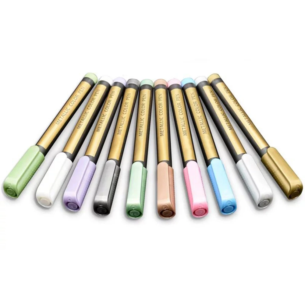 

10 шт. водонепроницаемый маркер краски ручка безопасный подарок портативный граффити для студентов письма DU55