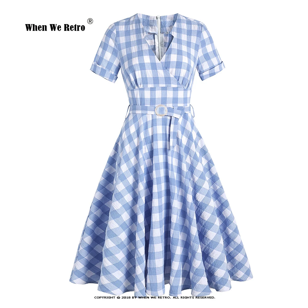 

Хепберн ретро футболка с короткими рукавами и развевающейся юбкой летнее платье VD1995 50-х 60-х британском винтажном стиле; Женские туфли синег...