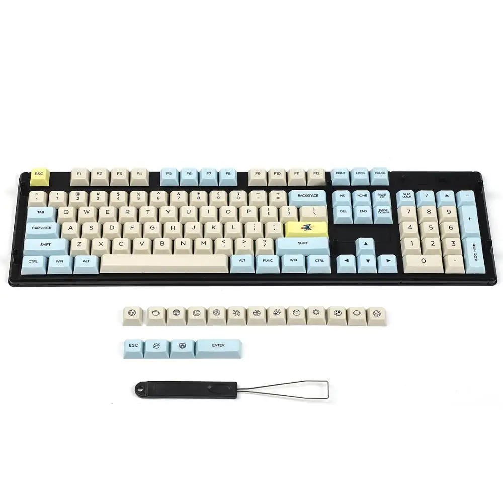 На Луне Марс колонии KIT1 профиль по аналогии с XDA PBT краситель Sub Keycap комплект