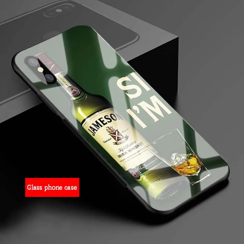 Jameson Irish Whiskey закаленное стекло телефон чехол для iPhone 6 6plus 7 7 plus 8 8plus 5 5S SE X XS XR XS Max - Цвет: B19071108-09.jpg