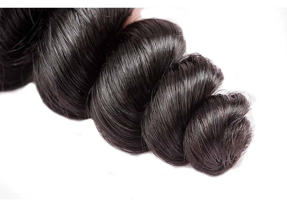 [CEXXY] OneCut Hair Loose Wave 8"-30 Inch P Brazilian Virgin Hair Natural Color Human Virgin Hair Bundles 1/3/4 Pcs Bundles