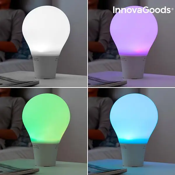 Silicone LED Touch Lamp with Speaker Silitone InnovaGoods |