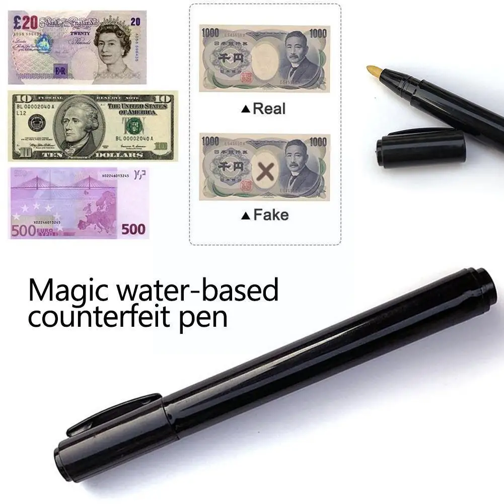 Новинка портативный мини-фальшивый карандаш черного цвета Поддельные Банкноты