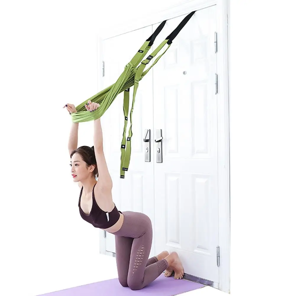 Регулируемый ремень для йоги спортивный пояс улучшения эластичности талии и