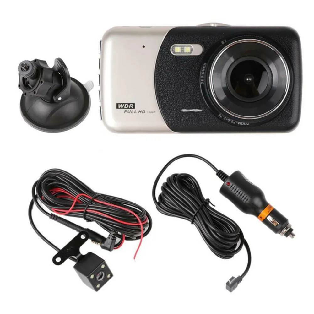 Видеорегистратор новый Автомобильный видеорегистратор с двумя объективами