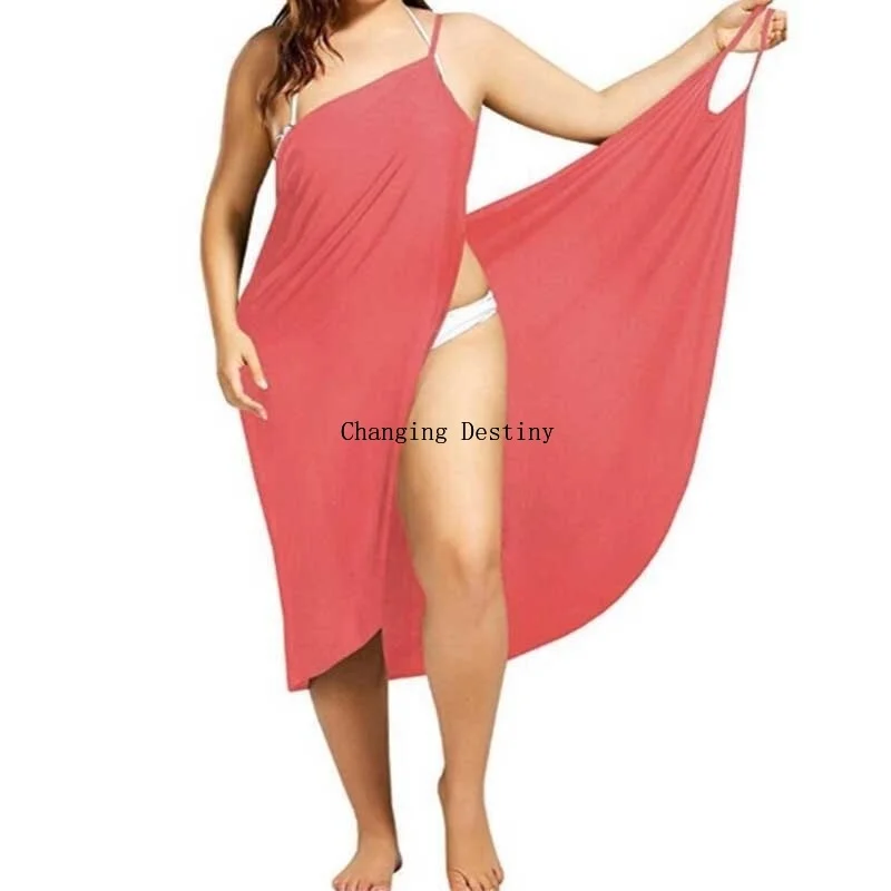 Женское платье с запахом для пляжа большие размеры|Женские платья| |