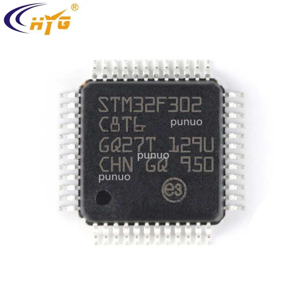 Оригинальный аутентичный STM32F302C8T6 Инкапсуляция LQFP48 MCU 32-битный + FPU