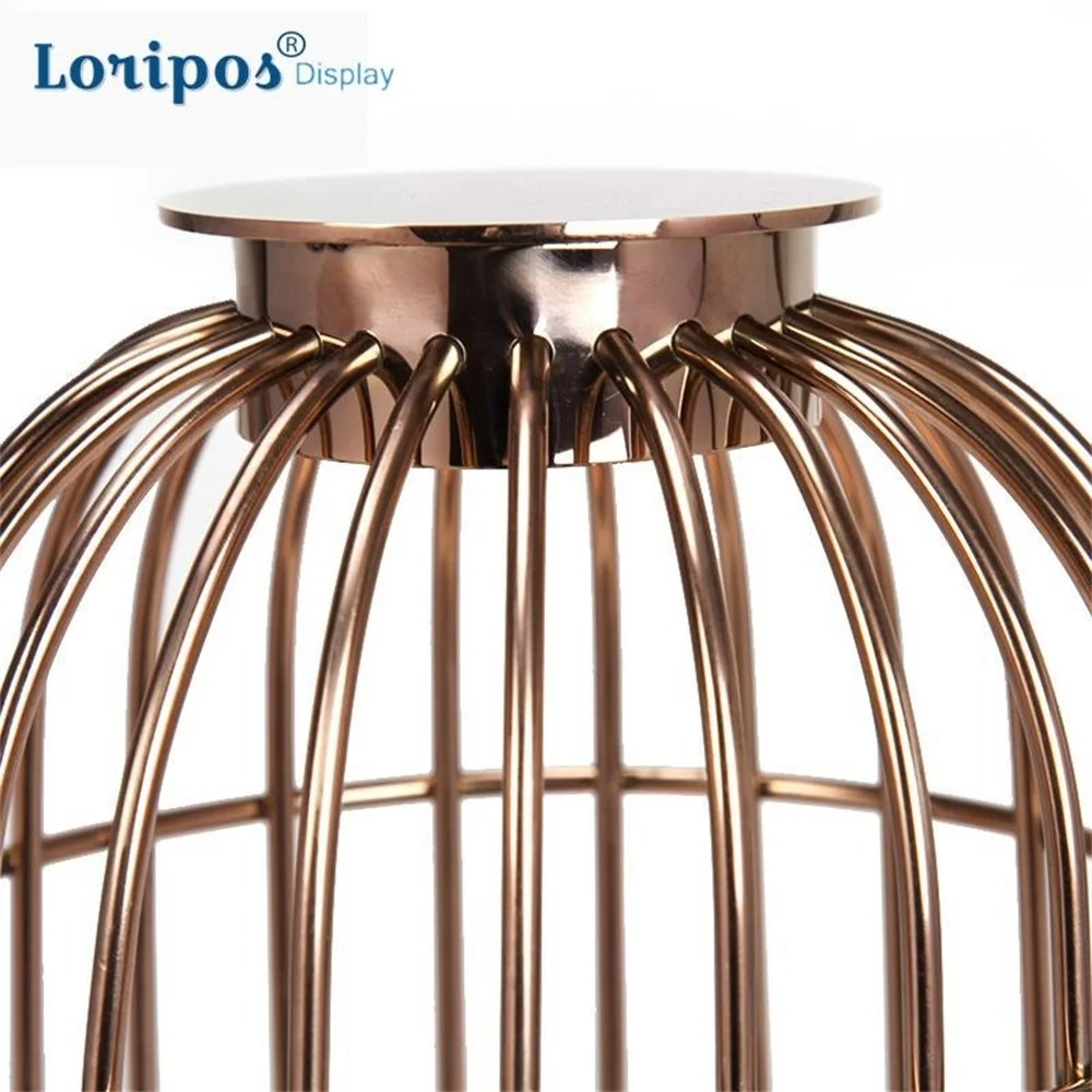 Креативная поддельная металлическая клетка для чехлов демонстрационный стеллаж