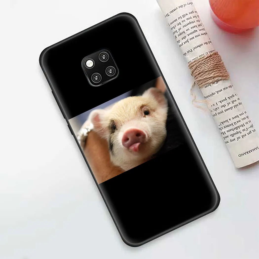Мягкий силиконовый чехол для Huawei P20 P30 Pro Lite P8 P9 P10 Mini P Smart Z Plus 2019 pig | Мобильные