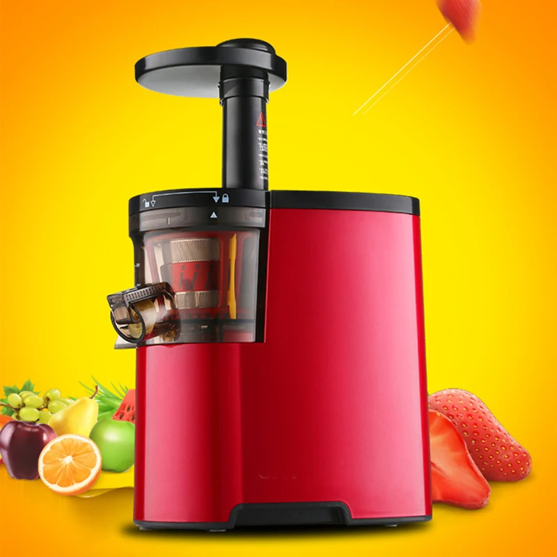 Профессиональная пластицирующая соковыжималка с медленным шнеком для фруктов и