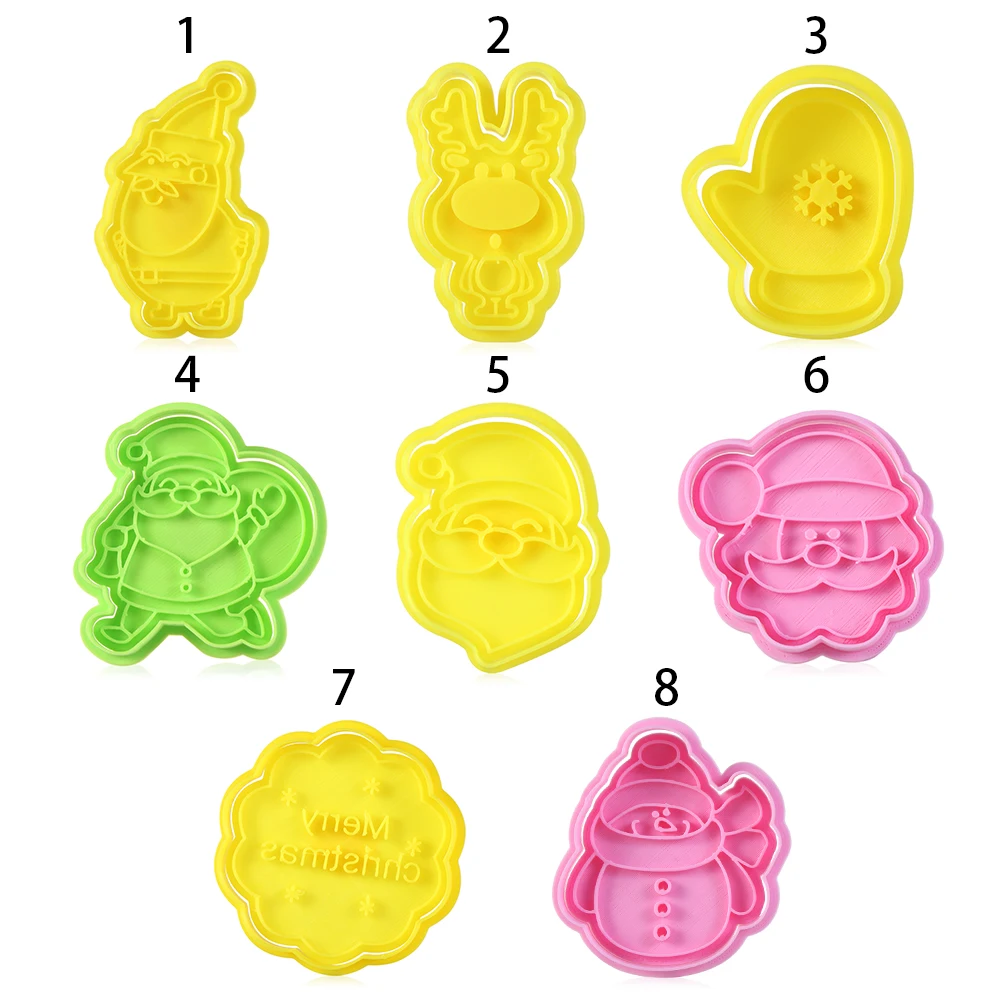 3D формочки для печенья и шоколада 1 набор помадки торта бисквит мастика