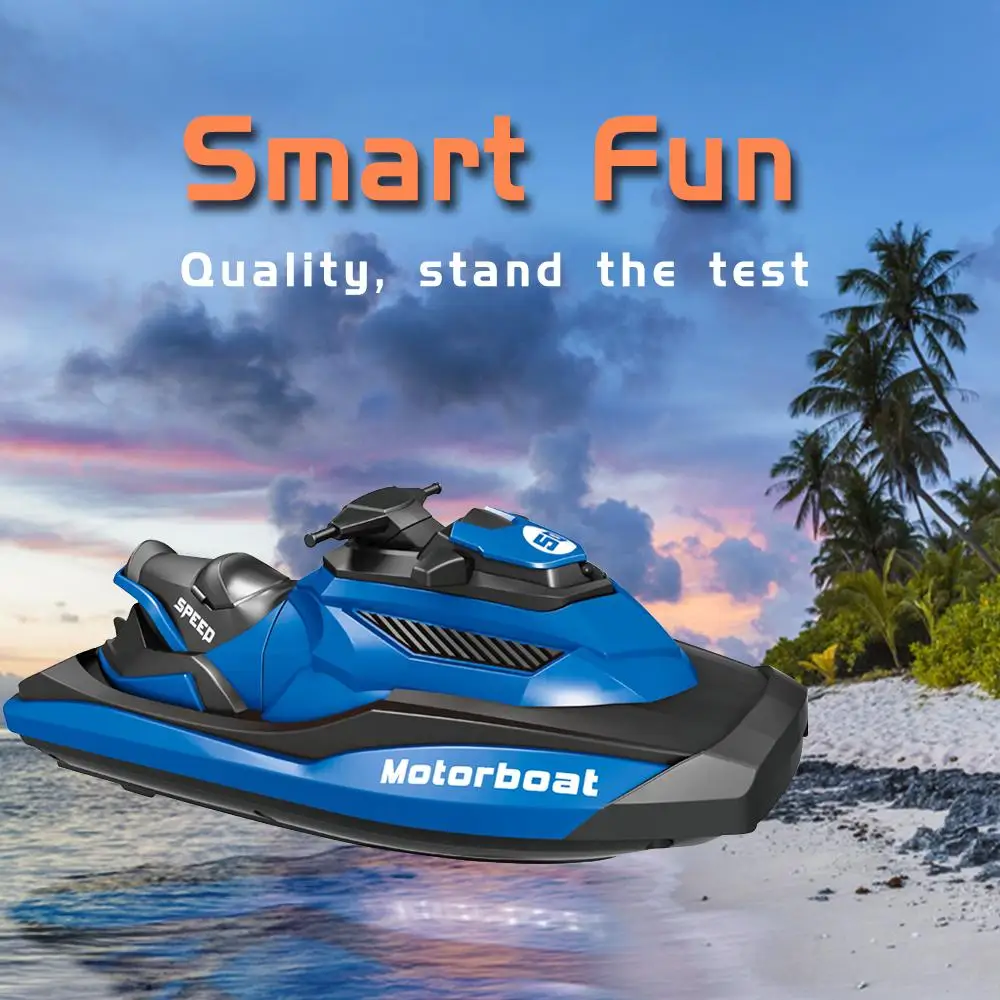 2 4G моторная лодка с дистанционным управлением скоростная модель