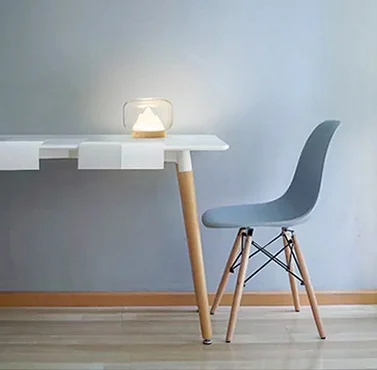 

Creative Gift Decoration Atmosphere Warm Mountain Lamp Bedside Lamp In Bedroom Glass Fish Tank Night Light Decoration