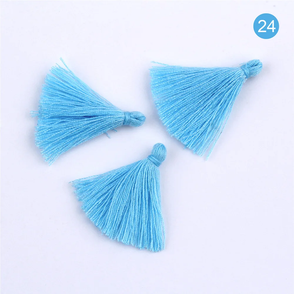 500 шт. 3 см хлопковая нить ткань кисточка сделай сам подвеска ювелирные изделия