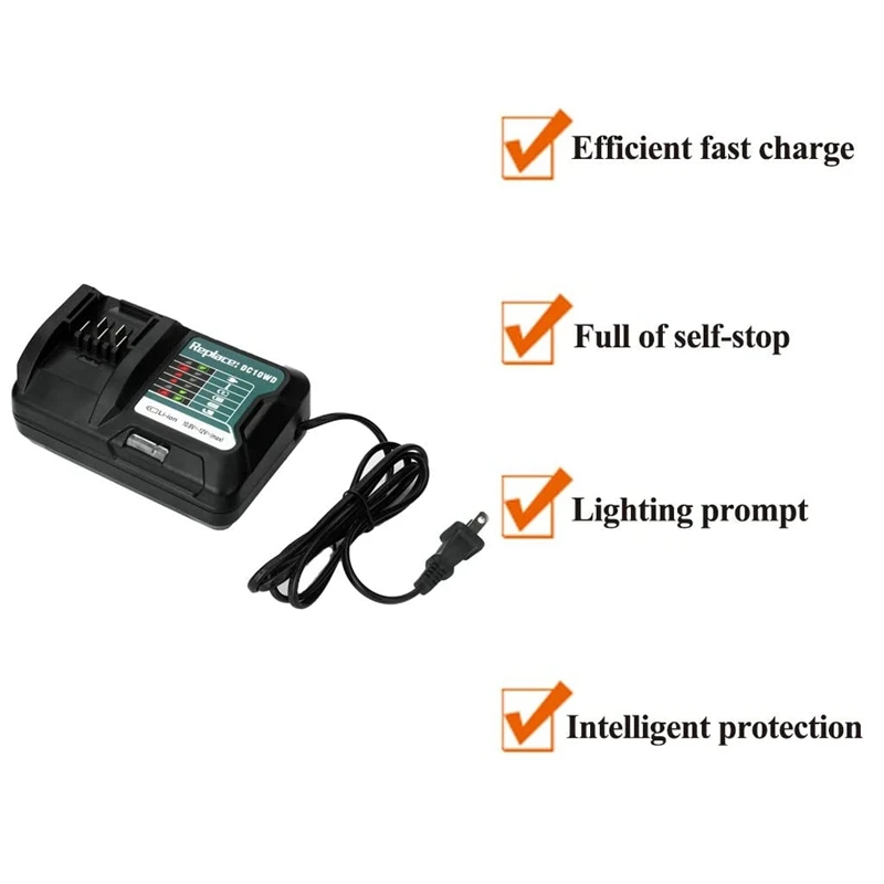 DC10WD Lithium Battery Charger for MAKITA 10.8V 12V BL1015 BL1016 BL1021B BL1041B FD05 DT03 RJ03Z SH02Z DC10SB | Электроника