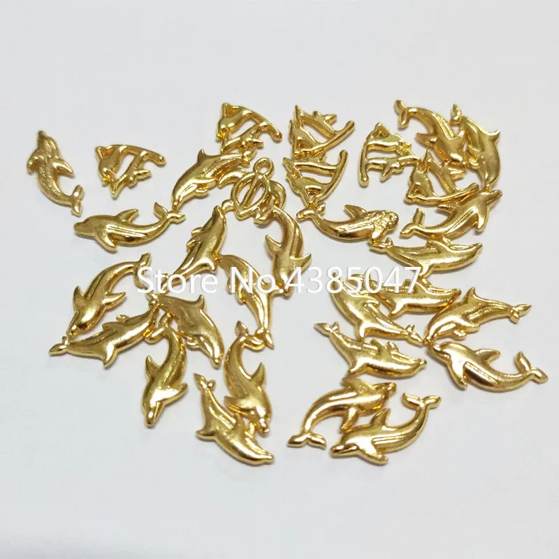 Ювелирные изделия в виде дельфина звезды и рыбок 10 г фурнитура сделай сам серьги