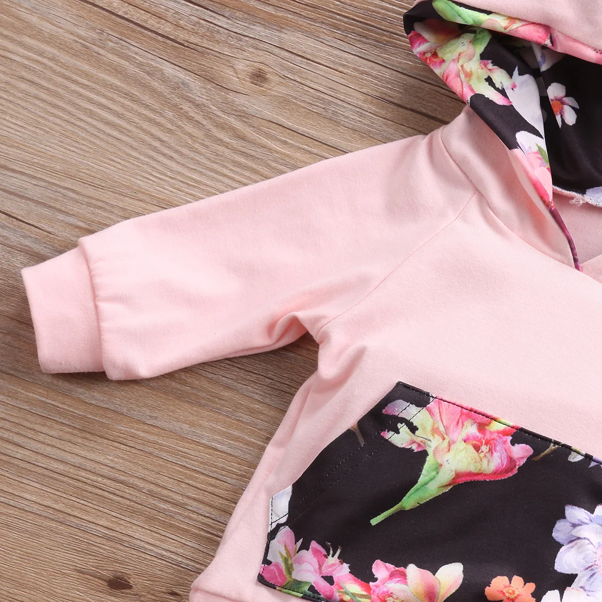 

UK Newborn Baby Girls 0-24M Hooded Tops T-shirt Pants Leggings 2pcs Outfit Clothes Set