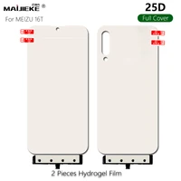 25d full cover soft frontback hydrogel film for meizu 16t screen protector protective film with fix toolsnot glass