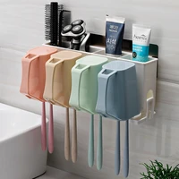 toothbrush holder wall mounted with cup setfamily set toothbrush holderstoothbrush rack for home mouthwash cup bathroom