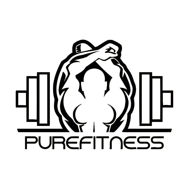 

16,6 м * 11,4 см роспись наклейка Purefitness спортзал Crossfit декоративные наклейки виниловые