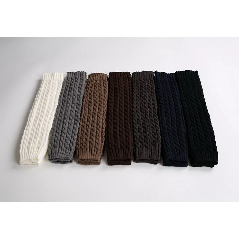 1 пара Женские Вязаные гольфы эластичные длинные гольфы|boot toppers|knit boot cuffsboot cuffs |