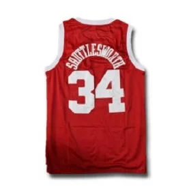 

Shuttlesworth 34# Big State Basketball Jersey Red Stitched Men Jersey S-3XL