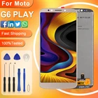 HH 5.7-дюймовый ЖК-дисплей для Moto G6 Play LCD с сенсорным экраном дигитайзер сборка для Motorola XT1922 дисплей Бесплатная доставка с инструментами