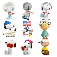 anime figure action figure desktop decoration collection doll snoby charlie white dog astronaut children toys