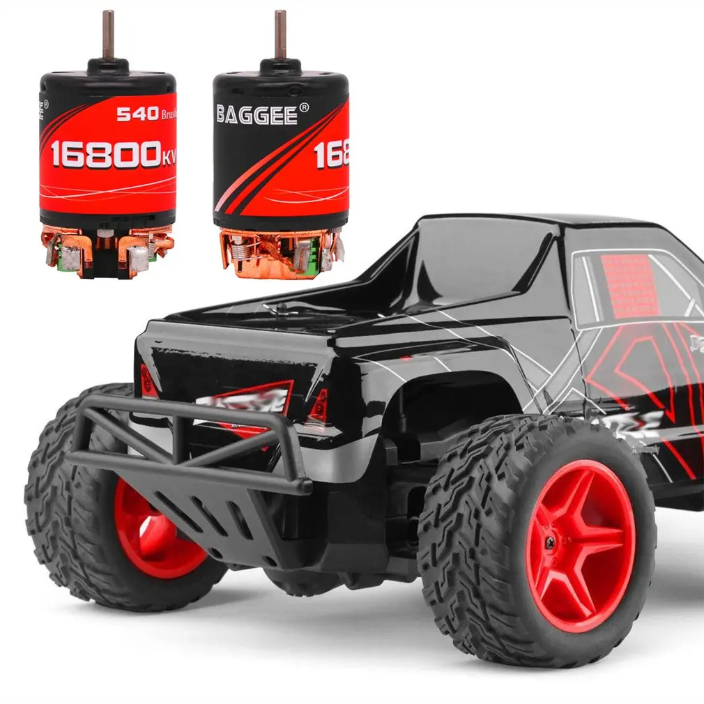

Щеточный двигатель BAGGEE 540 для радиоуправляемого автомобиля, двухсторонний подшипник с сильными магнитными характеристиками, аксессуары дл...