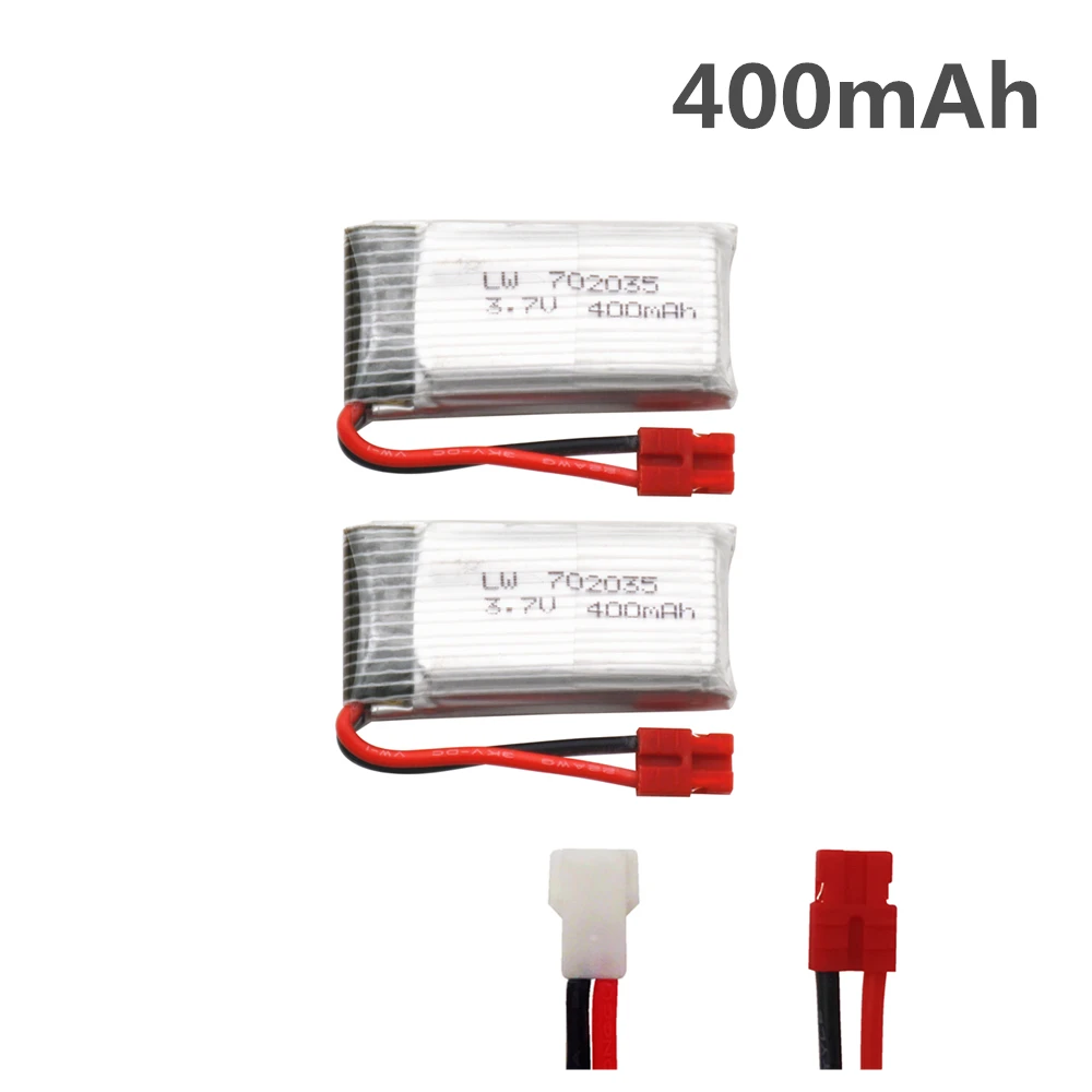 2 шт. батарея для квадрокоптера 3 7 В 400 мА/ч SYMA X15 X15C X15W H107 KY101 E33C X4 E33 U816A V252 H6C H31|Детали