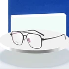 Модная оптическая оправа для очков Aviator из сплава для мужчин и женщин, модные очки по рецепту, очки с полным ободком