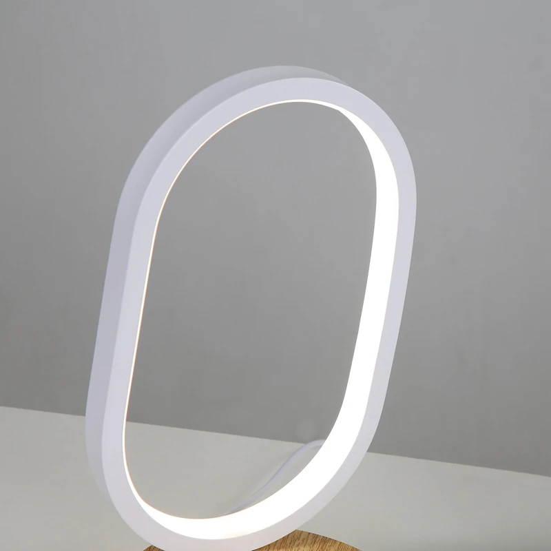 

Wireless Fast Charger Table Lamp Multifunctional Contact Eye Protection Lamp Charge Bedside Lamp US Plug