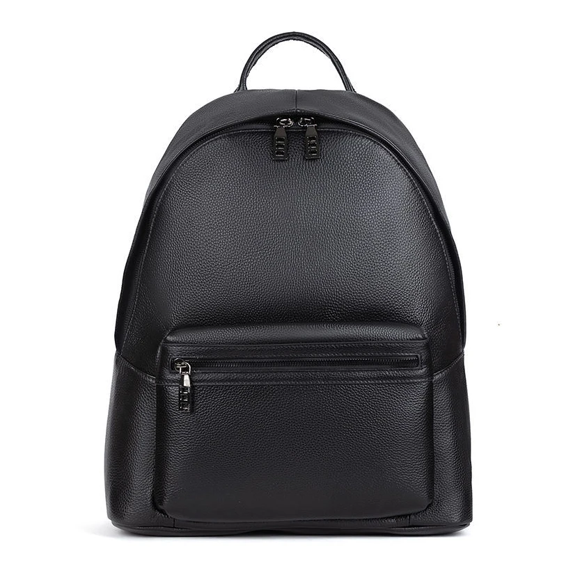 

New Arrival Genuine Leather Men Backpacks Fashion Real Natural Leather Student Backpack Boy Luxury Business Laptop School Bag