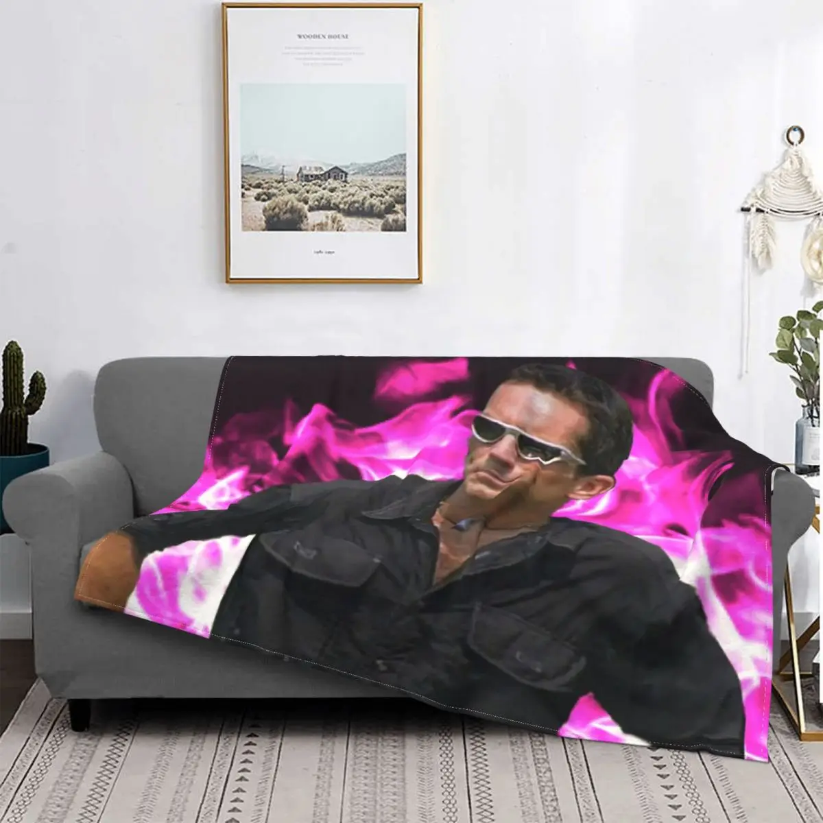 

Jeff Probst-manta a cuadros para cama, cobertor de playa, colcha de verano