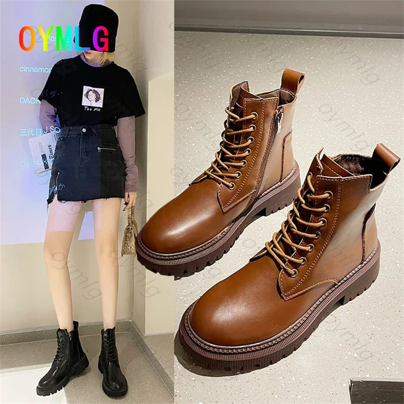 

Martin boots women's British style autumn 2021 new women's shoes thick-soled fashion all-match motorcycle short-tube boots shoes
