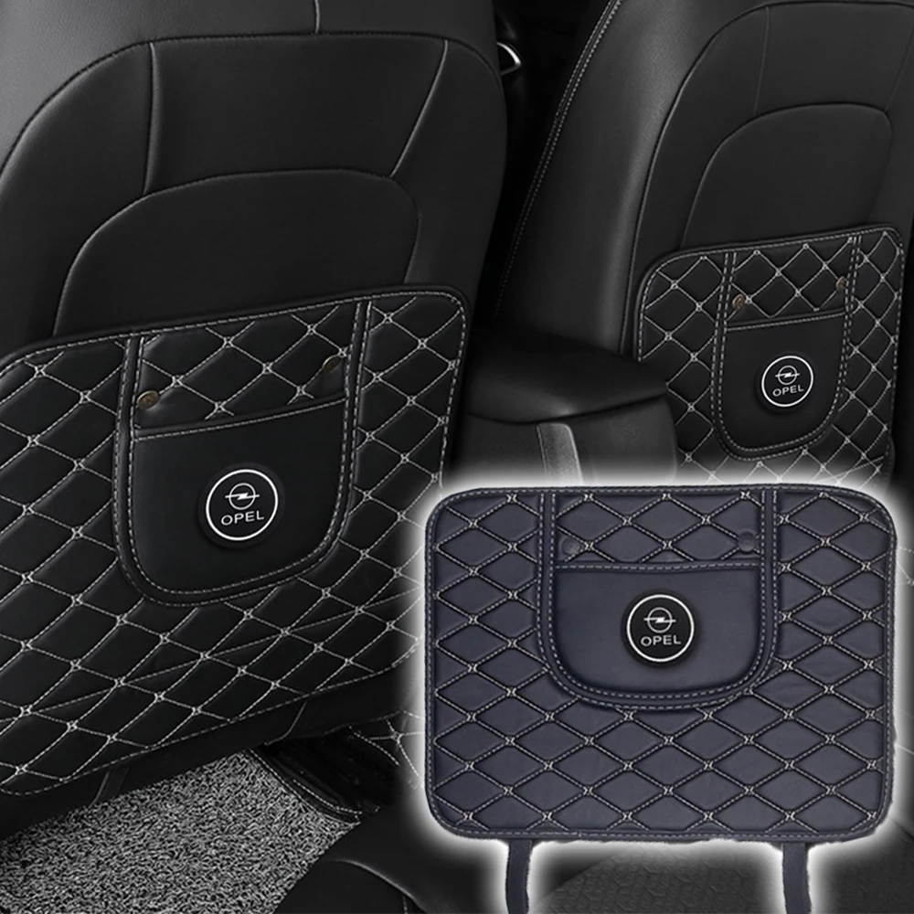 

High-quality Car Seat Back Anti Scratch Mat Dustproof Anti-Child-Kick Pad For Opel Astra H G Insignia Mokka Zafira Corsa Vectra