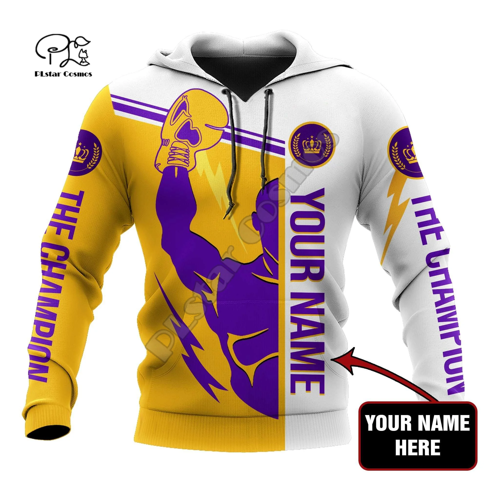 NewFashion Cosplay Sports Boxing Fighting Champion Sportswear Tracksuit 3DPrint Men/Women Funny Autumn Casual Jacket Hoodies B-2