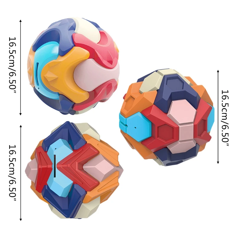 

H55B ABS DIY Educational Money Bank DIY Puzzle Ball Toys Assemble Piggy Bank Toy