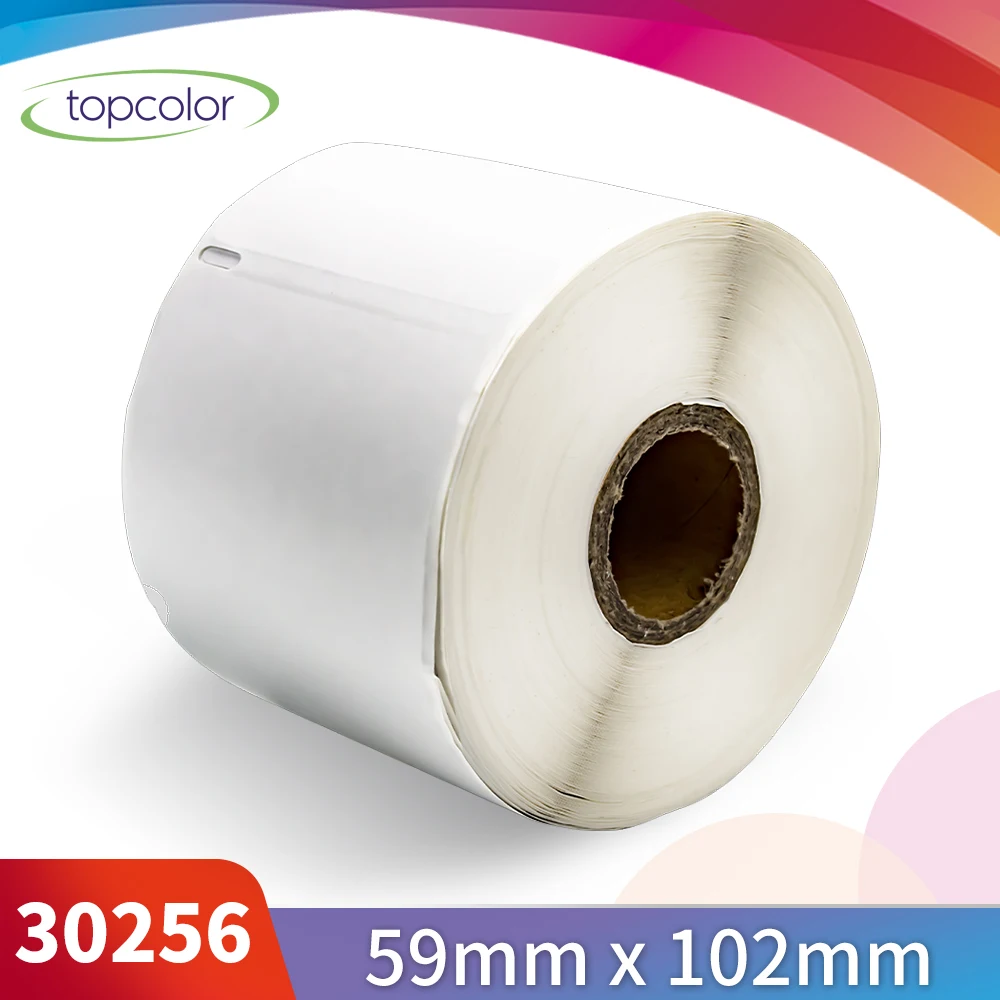 Ярлыки для ярлыков ярлыки большой ярлык Dymo LW 30256 Twin 102 59 мм * 450 | Компьютеры и офис