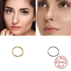 Aide нос кольцо 925 Серебряный Пирсинг Кольца для хряща для Для женщин 2020 тренд Золотое кольцо для девочек, хорошее ювелирное изделие, модные серьги в форме бренд Aretes представляет, подарки