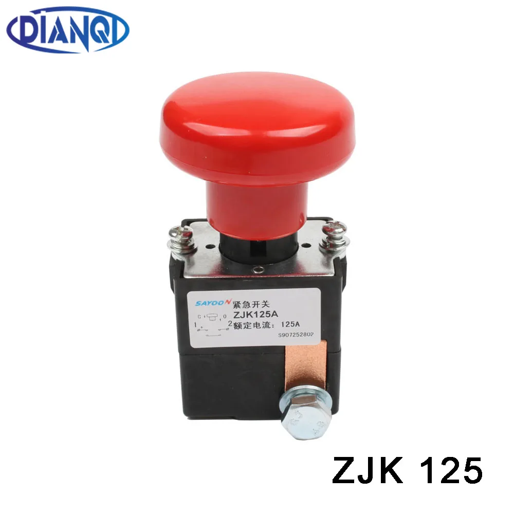 

ZJK125 ( ED125 ) Emergency disconnecting switch push button switch 125A 80V DC for car automobile vehicle