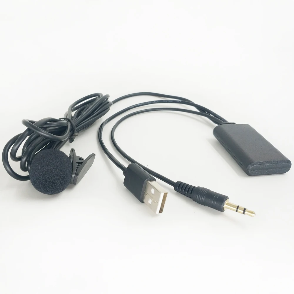 Biurlink 5 шт. Универсальный Автомобильный Bluetooth AUX IN USB адаптер беспроводной микрофон